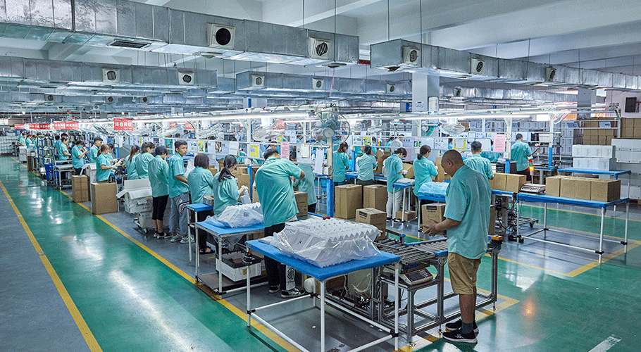 總裝車間生產線